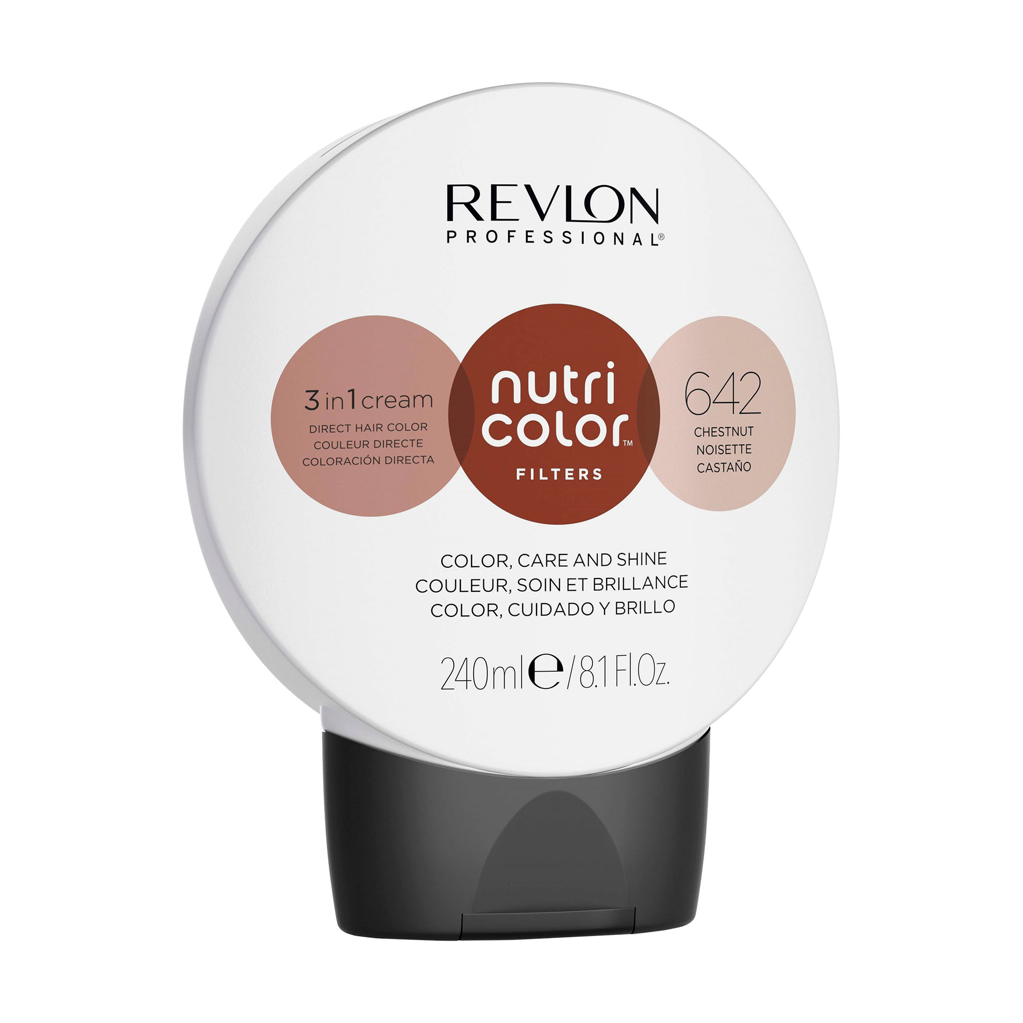 Уцінка! Тонувальна маска для волосся Revlon Professional Nutri Color Filters Toning 642 Chestnut, 240 мл