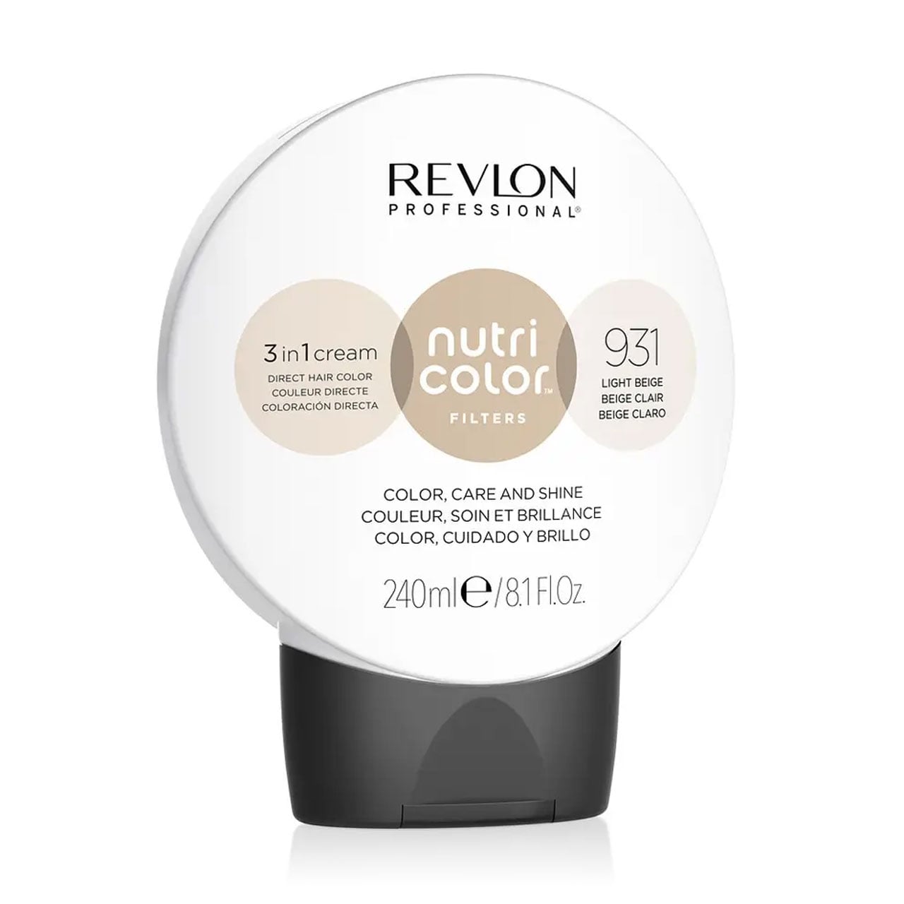 Уцінка! Тонувальна маска для волосся Revlon Professional Nutri Color Filters Toning 931 Light Beige, 240 мл